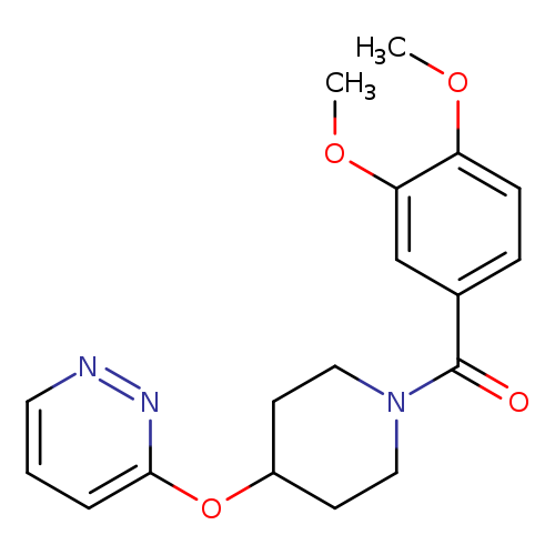 3-{[1-(3,4-dimethoxybenzoyl)piperidin-4-yl]oxy}pyridazine