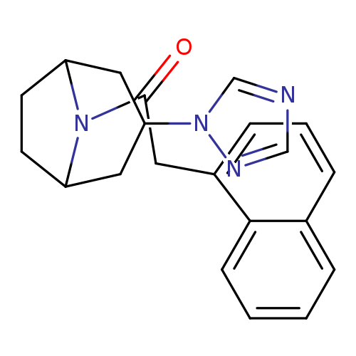2-(naphthalen-1-yl)-1-[3-(1H-1,2,4-triazol-1-yl)-8-azabicyclo[3.2.1]octan-8-yl]ethan-1-one