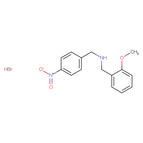 (2-methoxybenzyl)(4-nitrobenzyl)amine hydrobromide