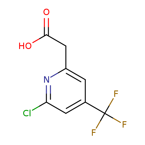 2-[6-chloro-4-(trifluoromethyl)pyridin-2-yl]acetic acid