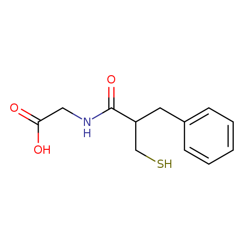 2-[(2-benzyl-3-sulfanylpropanoyl)amino]acetic acid