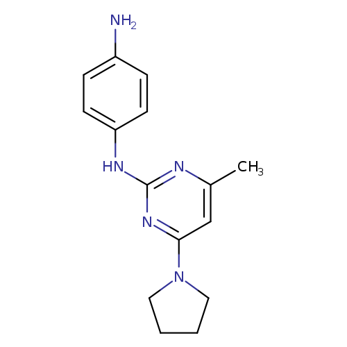 N1-(4-Methyl-6-(pyrrolidin-1-yl)pyrimidin-2-yl)benzene-1,4-diamine