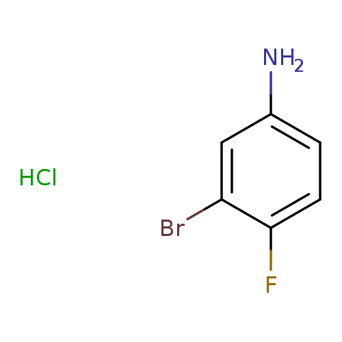 BENZENAMINE, 3-BROMO-4-FLUORO-, HYDROCHLORIDE (1:1)