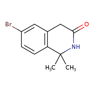 6-bromo-1,1-dimethyl-1,2-dihydroisoquinolin-3(4H)-one