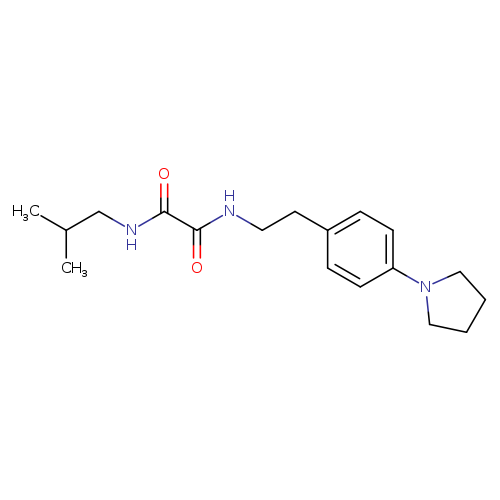 N-(2-methylpropyl)-N'-{2-[4-(pyrrolidin-1-yl)phenyl]ethyl}ethanediamide