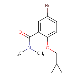 5-Bromo-2-(cyclopropylmethoxy)-n,n-dimethylbenzamide
