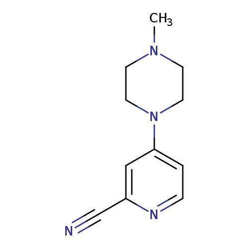 4-(4-methylpiperazin-1-yl)pyridine-2-carbonitrile