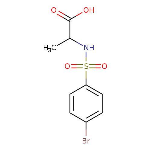 2-(4-Bromophenylsulfonamido)propanoic acid