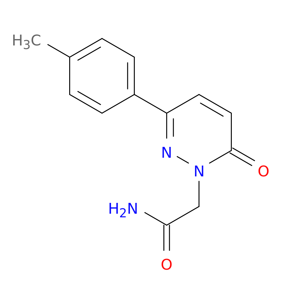 2-[3-(4-methylphenyl)-6-oxo-1,6-dihydropyridazin-1-yl]acetamide