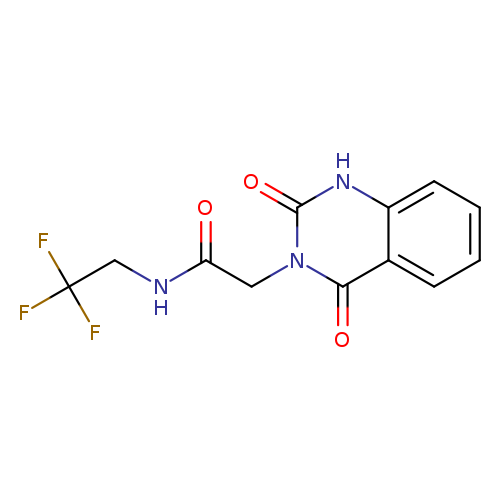 2-(2,4-dioxo-1,2,3,4-tetrahydroquinazolin-3-yl)-N-(2,2,2-trifluoroethyl)acetamide