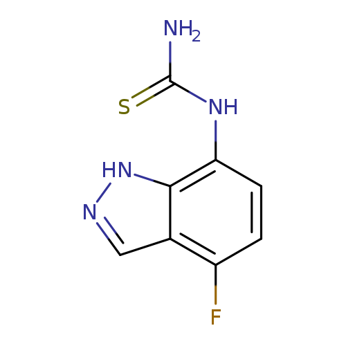 Thiourea, N-(4-fluoro-1H-indazol-7-yl)-