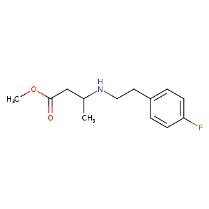 methyl 3-{[2-(4-fluorophenyl)ethyl]amino}butanoate