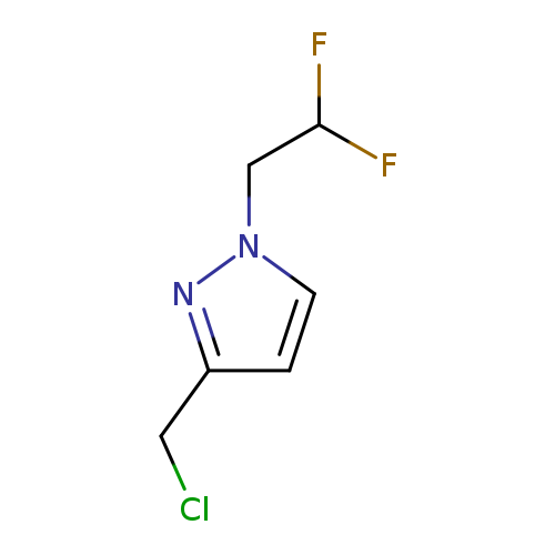 3-(Chloromethyl)-1-(2,2-difluoroethyl)-1H-pyrazole