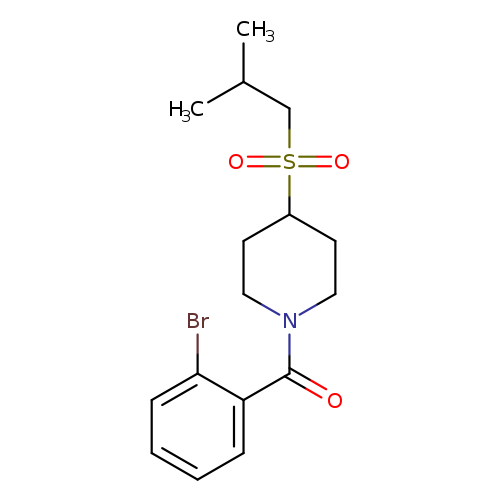 1-(2-bromobenzoyl)-4-(2-methylpropanesulfonyl)piperidine
