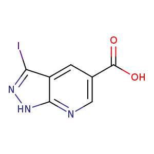 1H-Pyrazolo[3,4-b]pyridine-5-carboxylic acid, 3-iodo-