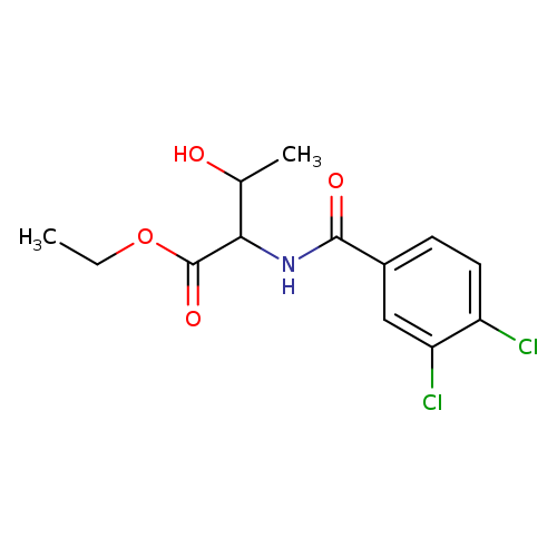 ethyl 2-[(3,4-dichlorophenyl)formamido]-3-hydroxybutanoate