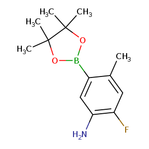 2-FLUORO-4-METHYL-5-(4,4,5,5-TETRAMETHYL-1,3,2-DIOXABOROLAN-2-YL)-BENZENAMINE