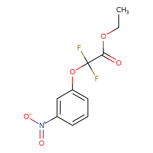 Difluoro-(3-nitro-phenoxy)-acetic acid ethyl ester