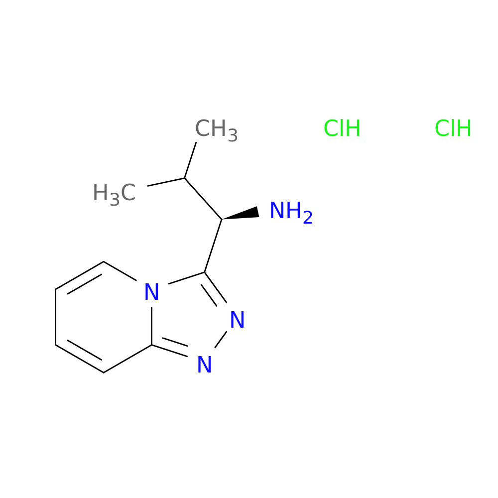 (1R)-2-methyl-1-{[1,2,4]triazolo[4,3-a]pyridin-3-yl}propan-1-amine dihydrochloride