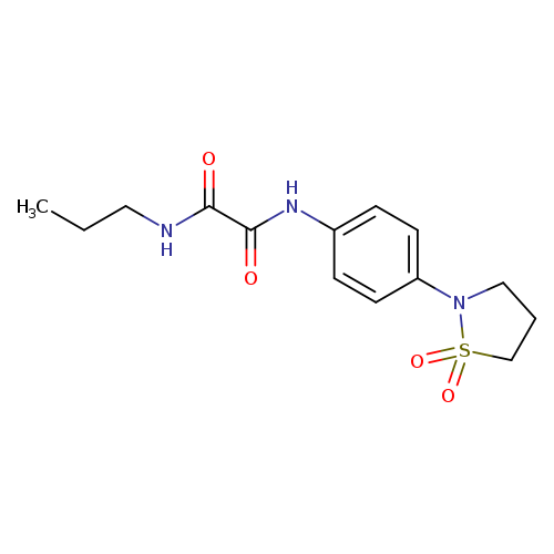 N'-[4-(1,1-dioxo-1lambda6,2-thiazolidin-2-yl)phenyl]-N-propylethanediamide