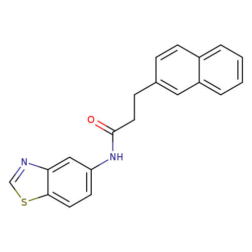 N-(1,3-benzothiazol-5-yl)-3-(naphthalen-2-yl)propanamide