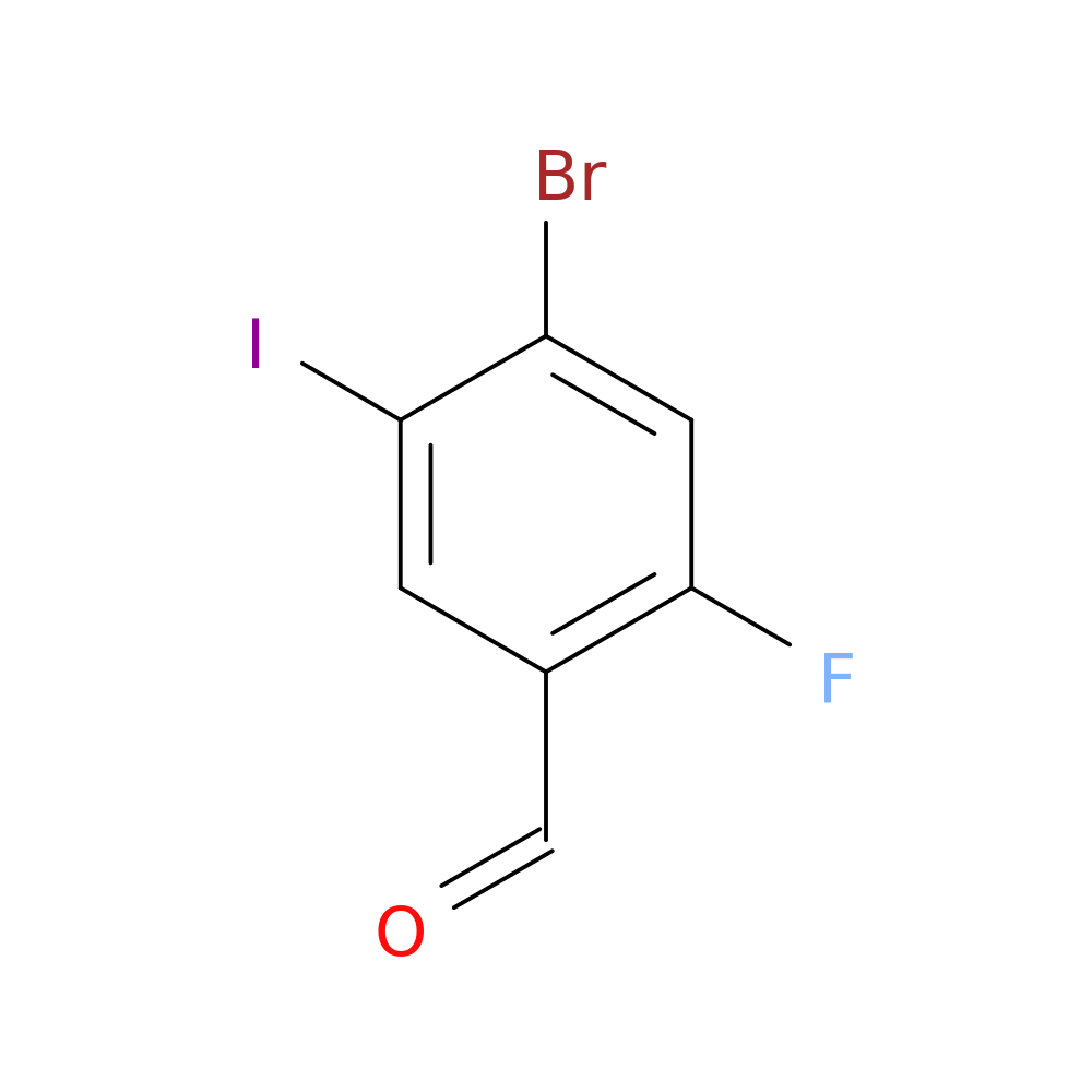 4-Bromo-2-fluoro-5-iodobenzaldehyde
