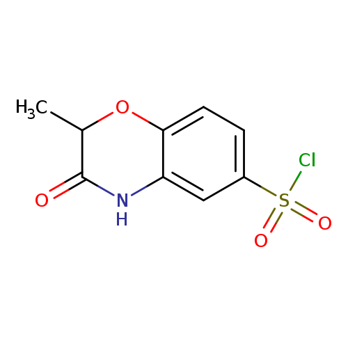 2-Methyl-3-oxo-3,4-dihydro-2h-benzo[1,4]oxazine-6-sulfonyl chloride