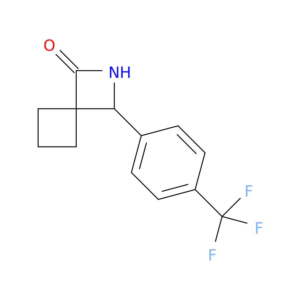 3-[4-(trifluoromethyl)phenyl]-2-azaspiro[3.3]heptan-1-one