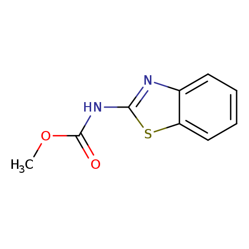 Carbamic acid, 2-benzothiazolyl-, methyl ester (9CI)