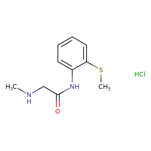 2-(methylamino)-N-[2-(methylsulfanyl)phenyl]acetamide hydrochloride