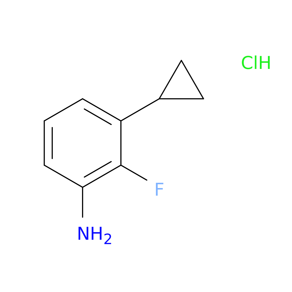 3-cyclopropyl-2-fluoroaniline hydrochloride