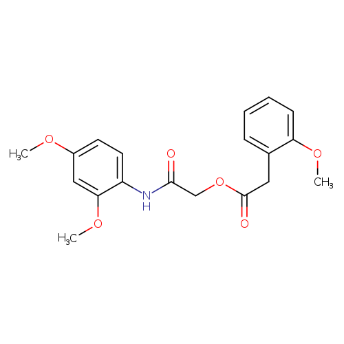 [(2,4-dimethoxyphenyl)carbamoyl]methyl 2-(2-methoxyphenyl)acetate