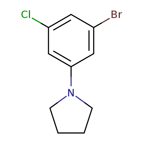 Pyrrolidine, 1-(3-bromo-5-chlorophenyl)-