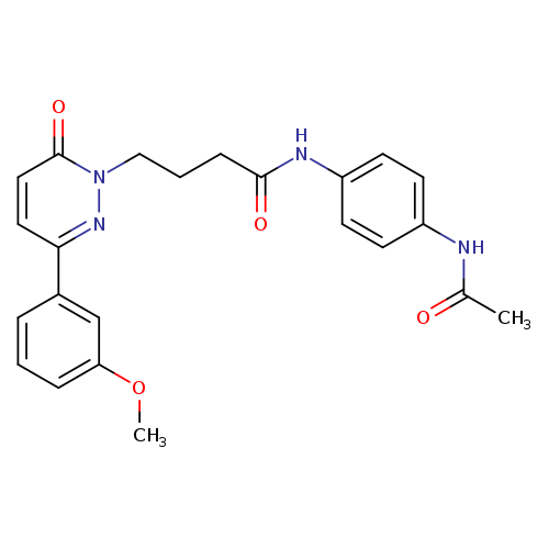 N-(4-acetamidophenyl)-4-[3-(3-methoxyphenyl)-6-oxo-1,6-dihydropyridazin-1-yl]butanamide