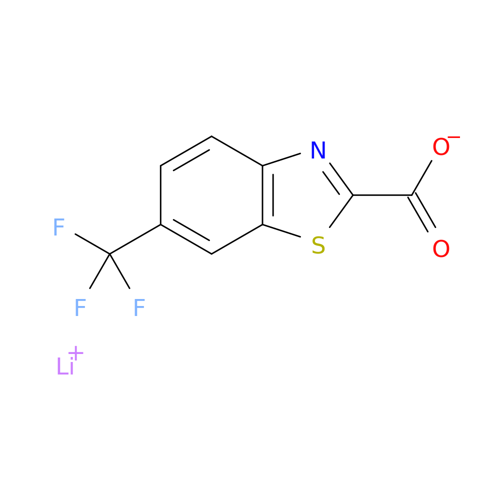 lithium(1+) 6-(trifluoromethyl)-1,3-benzothiazole-2-carboxylate