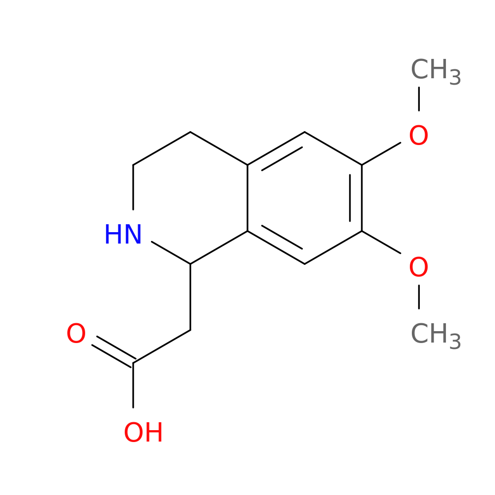 2-(6,7-Dimethoxy-1,2,3,4-tetrahydroisoquinolin-1-yl)acetic acid