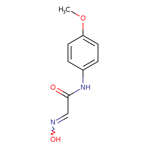 2-(N-hydroxyimino)-N-(4-methoxyphenyl)acetamide