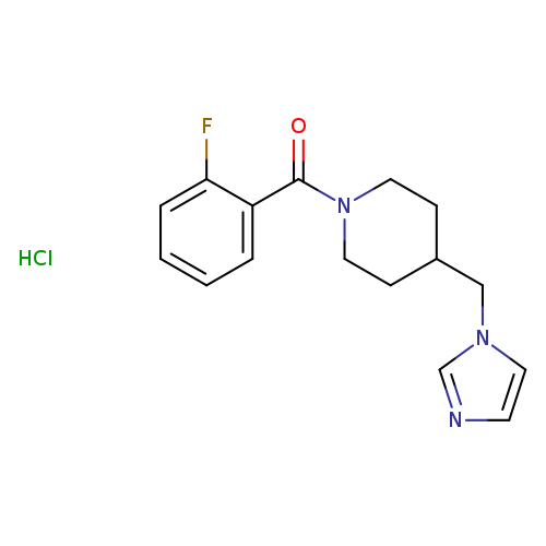 1-(2-fluorobenzoyl)-4-[(1H-imidazol-1-yl)methyl]piperidine hydrochloride