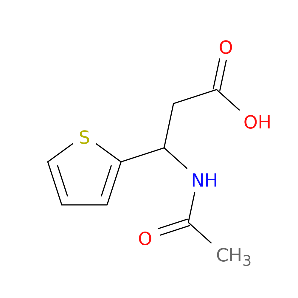 3-Acetamido-3-(thiophen-2-yl)propanoic acid