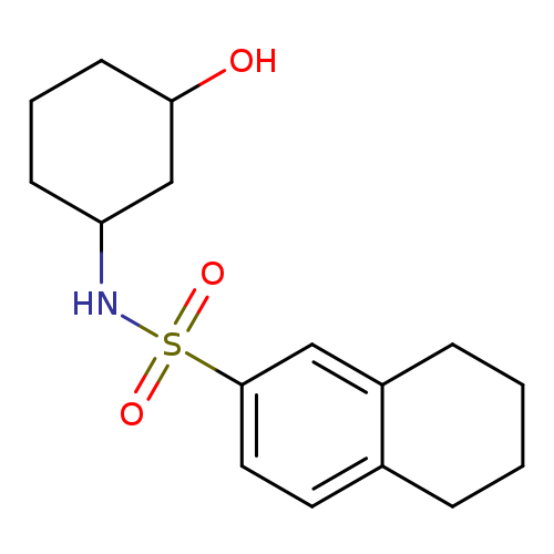 N-(3-hydroxycyclohexyl)-5,6,7,8-tetrahydronaphthalene-2-sulfonamide