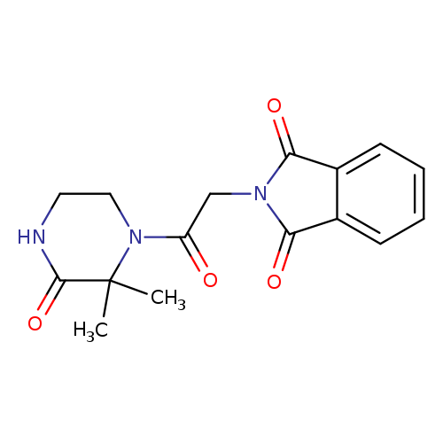 2-[2-(2,2-dimethyl-3-oxopiperazin-1-yl)-2-oxoethyl]-2,3-dihydro-1H-isoindole-1,3-dione