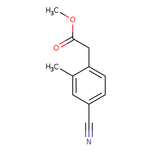methyl 2-(4-cyano-2-methylphenyl)acetate