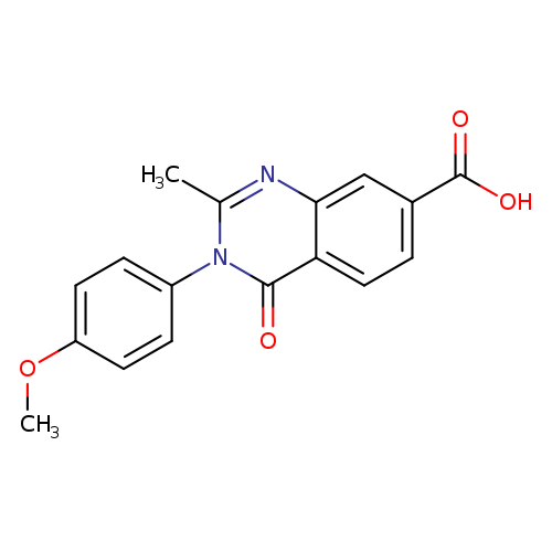 3-(4-Methoxyphenyl)-2-methyl-4-oxo-3,4-dihydroquinazoline-7-carboxylic acid