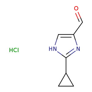 2-cyclopropyl-1H-imidazole-4-carbaldehyde hydrochloride