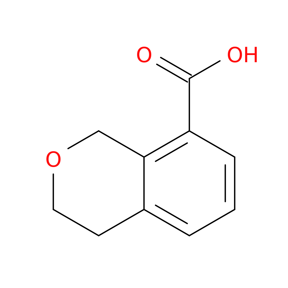 3,4-dihydro-1H-2-benzopyran-8-carboxylic acid