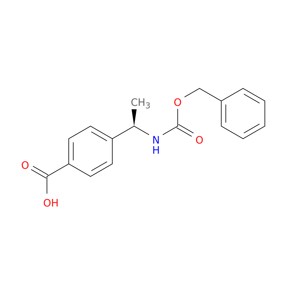 Benzoic acid, 4-[(1R)-1-[[(phenylmethoxy)carbonyl]amino]ethyl]-