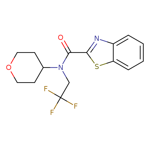 N-(oxan-4-yl)-N-(2,2,2-trifluoroethyl)-1,3-benzothiazole-2-carboxamide