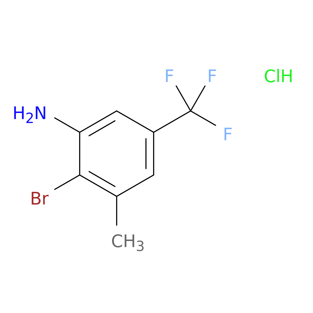 2-bromo-3-methyl-5-(trifluoromethyl)aniline hydrochloride