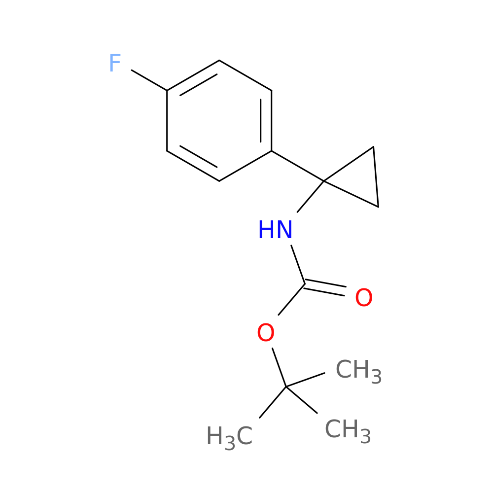 tert-Butyl 1-(4-fluorophenyl)cyclopropylcarbamate