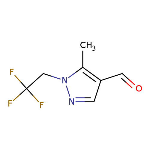 5-methyl-1-(2,2,2-trifluoroethyl)-1H-pyrazole-4-carbaldehyde